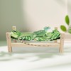 Bearded Dragon Bed, Wooden Reptile Sleeping Hammock, Bearded Dragon Tank