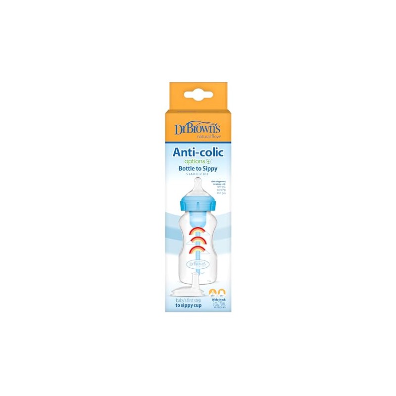 Dr. Brown's Options+ Kit de inicio de botella de cuello