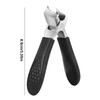 Fingernail Cutter | Slanted Cutter with File and Spoon,Wide Jaw