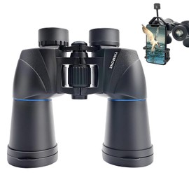 YINMONE 10x50 HD Bird Watching Binoculars for Adults High Powered with Clear Vision BAK4 Prism FMC Lens Easy Focus Long Range Portable for Cruise Ship Concert Travel