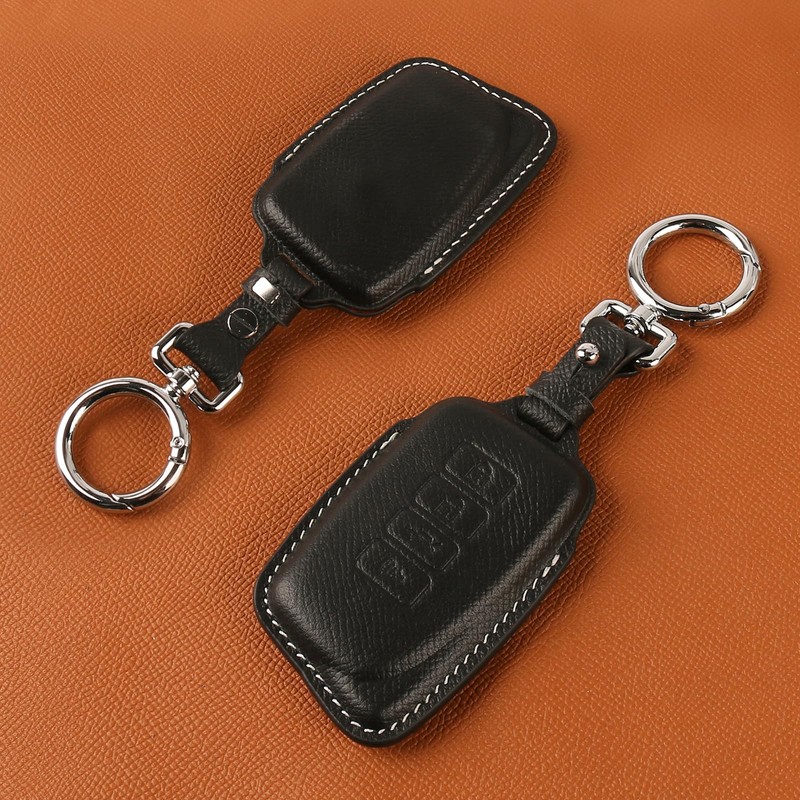 CISUI for Lexus Leather Key Fob Cover Case with Keychain