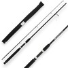NGT 6FT STALKER BLACK CARP FISHING ROD 2PC 1.8M STALKING
