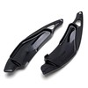 iJDMTOY Gloss Black Finish Larger Paddle Shifter Extensions Compatible with