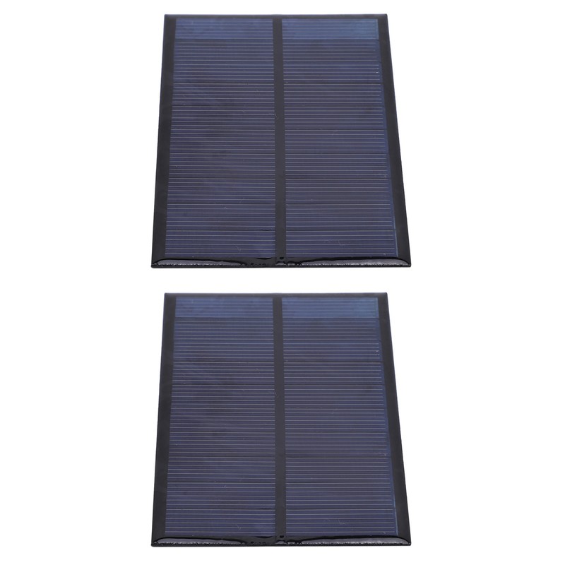 2Pcs Mini Solar Panel Epoxy Power Module Battery Polysilicon Industrial