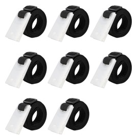LALAGO Retaining Straps, Set of 8 Fastening Straps and Clips, Pool Reel Roller, Mobile Solar Film, Retaining Straps for Pool Film, Solar Film, Replacement Part Accessories for Mobile Reel System