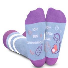 Szhhrxi Gifts for pregnant women, socks, gift for expectant mother, pregnancy gift for women, pregnancy announcement ideas socks, a