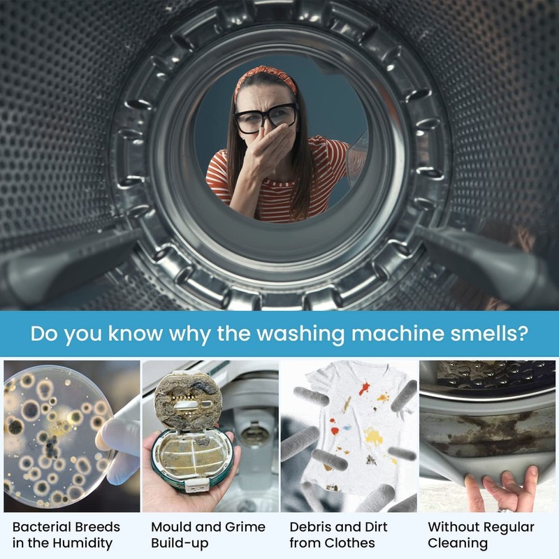 Washing Machine Cleaner Descaler Tablets: Maravello Highly Efficient Laundry Deodorizer