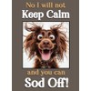 Cocker Sprocker Spaniel pet dog funny flexible fridge magnet Keep