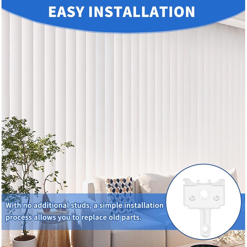 4PCS Vertical Blinds Replacement Parts Window Blinds Repair Kit Easy