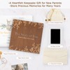 Wooden Keepsake Baby Memory Book Box Boys & Girls, First