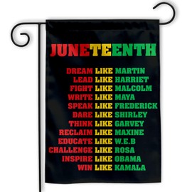 MAIANEY (12"x18") Juneteenth Flags For Outside Juneteenth Garden Flag African American Independence Day Juneteenth Quote Black History African Holiday Juneteenth Gifts Outside Decorations Double Sided