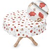Tablecloth Washable Christmas Oilcloth Tablecloth Round 140 cm Cut Edge