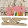 Mini Wooden Photo Clip Wall Decoration Scrapbook Picture Postcard Note