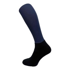 Freerein Women’s SuperFit Horse Riding NAVY Socks | Padded Ankle, Moisture-Wicking, Knee Length | Perfect for Under Riding Boots