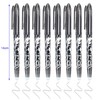 DOETYD Erasable Pens Black Erasable Gel Pens with Eraser 0.5mm
