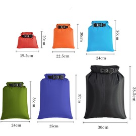Waterproof Dry Bag - 6 Pack Climbing Dry Bag, Lightweight Storage Bag, Stuff Bag, Waterproof, Pool Bag, Beach Bag, For Hot Springs, Mountain Climbing, Camping, Hiking, Fishing, Swimming, Mixed Colors