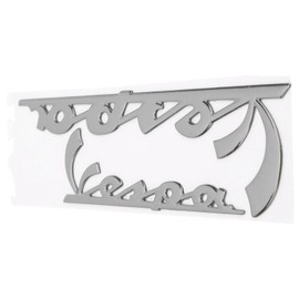 Emblem Sticker 3D Sticker for GTS300 LX125 LX150 IE Sprint Primavera 300 LX LXV Motorcycle Gifts Motorcycle Brand Sticker (Silver)