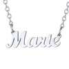 U7 Women's Name Necklace Stainless Steel / 18 Carat Gold-Plated