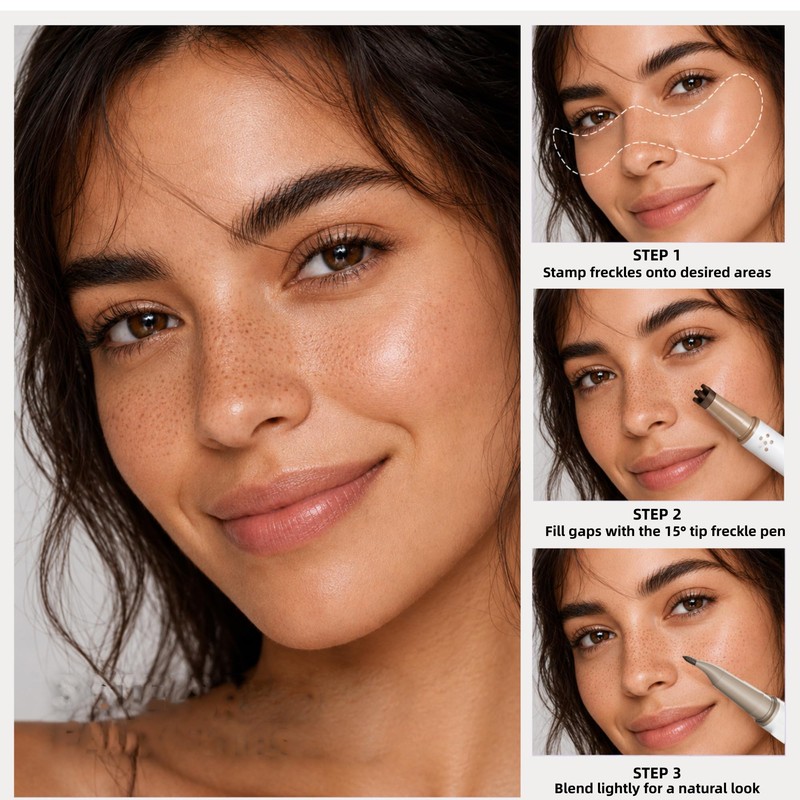 Arvile Dual Ended Freckle Pen, 2 in 1 Microblading Freckle