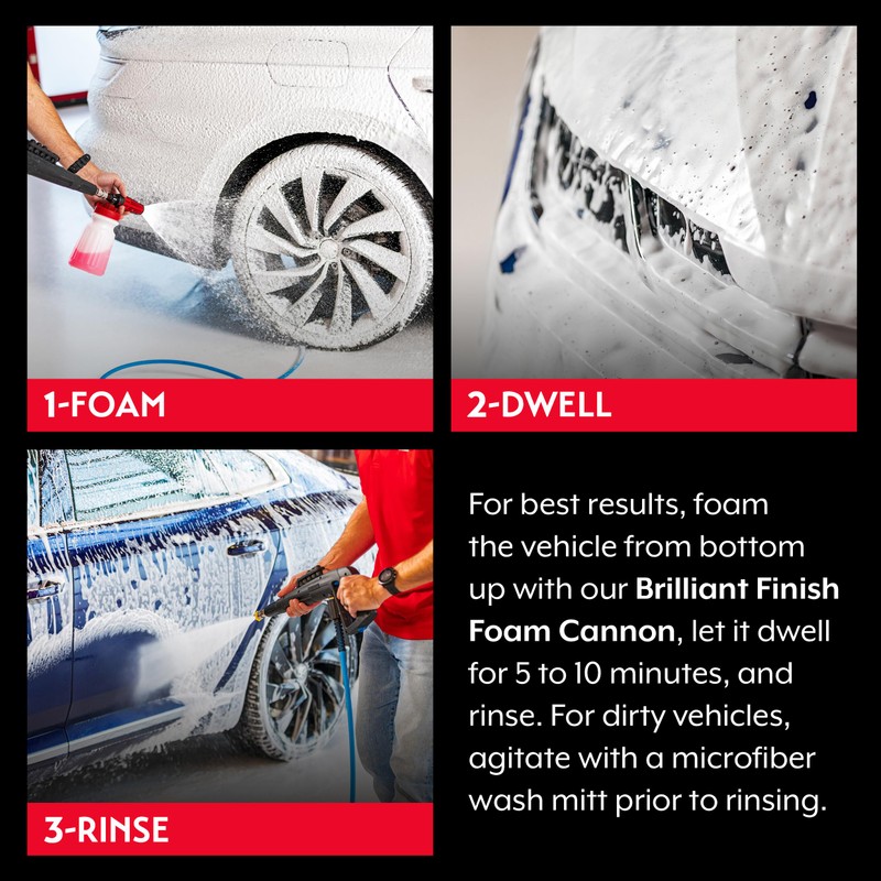 Griot's Garage Brilliant Finish Snow Foam, Foaming Car Wash Soap