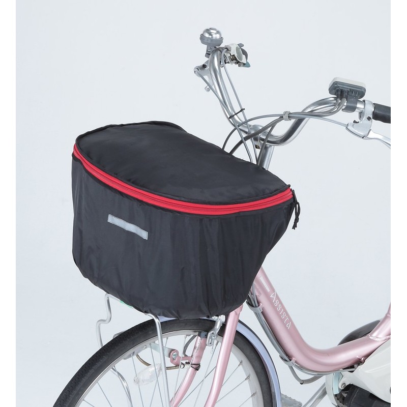 Kawasumi Seisakusho KW-251BK Bicycle Front Basket Cover, Round Type, Black