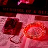 Ariceleo Upgraded LED Fairy Lights, 2 Pack 16ft Red with