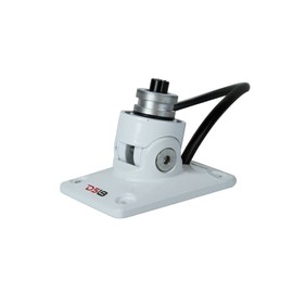 DS18 Hydro FLMB/W White Universal Flat Mount for All Elements and Marine Applications, (Set of Two)