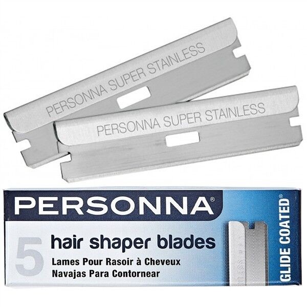 BARBER SALON BEAUTY PERSONNA HAIR STYLING SHAPER REPLACEMENT BLADE 5PK+1  BONUS