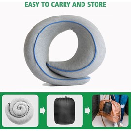 Chin Supporting Travel Pillow- Keeps The Head from Falling Forward - Comfortably Supports The Head, Neck and Chin in Any Sitting Position, Portable U Pillows for Cars, Airplane, Office. Adult Size