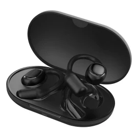 Audífonos Motorola E20 Bluetooth Inalámbrico Auriculares Inalámbricos De Conducción Ósea Negro open Ear Deportivos Clip Para Oídos Headset