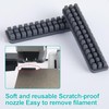 SmallCat 6pcs Silicone Nozzle Wiper Brush for Bambu Lab A1,