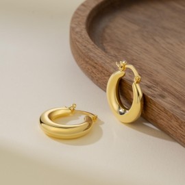 Chantel Yorke Gold Earrings for Women 14K Gold Hoop Earrings for Women