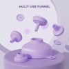 Wide Mouth Kitchen Funnel, Pisol Food Grade Plastic Cooking Preservation