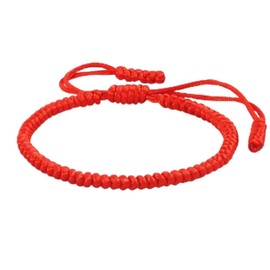 Mauli Kabbalah Red String Bracelet – Handmade Good Luck & Protection Bracelet with Adjustable Buddhist Knot for Men & Women – Spiritual Accessory