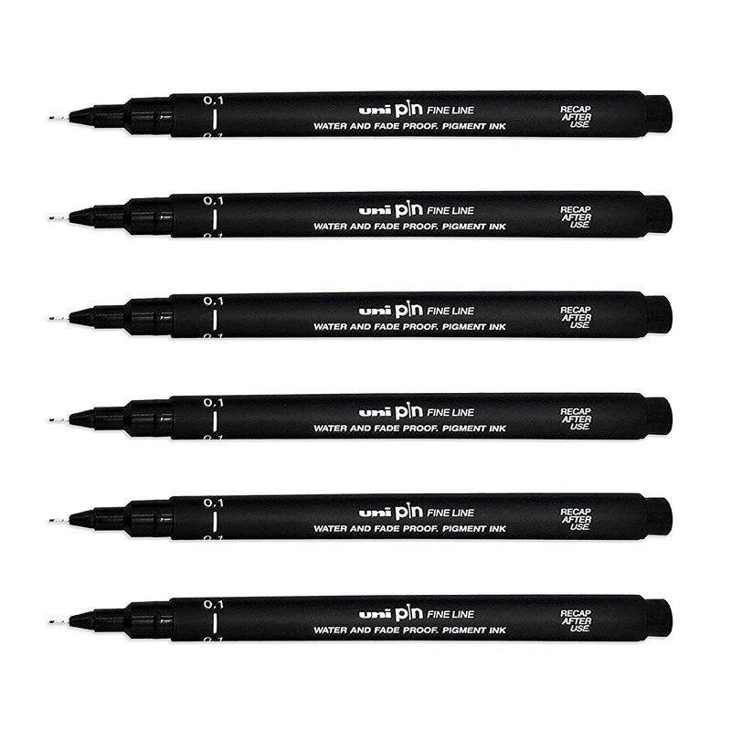 Uni-ball Uni Pin Fine Line - 12 Pack