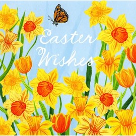 Easter Wishes Fluttering Spring Beauty Artistic Easter Greeting Card 603518