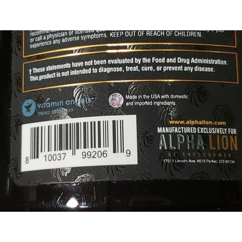 ALPHA LION - SUPER HUMAN ARMOR - 90 Capsules -