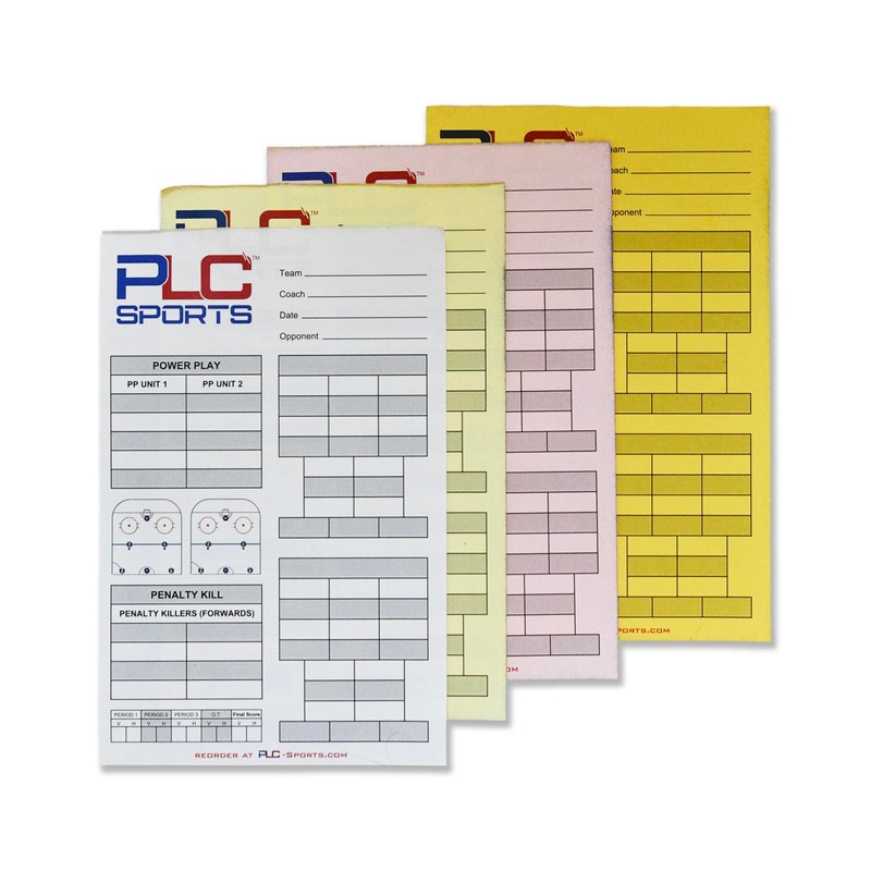 PLC Sports Hockey Lineup Cards (60)