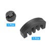 MECCANIXITY 4 Pack Violin Mute, Rubber 3/4 4/4 Practice Violin