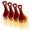 4 Pack Wide-Tooth Tortoiseshell Hair Combs – Afro Pick &