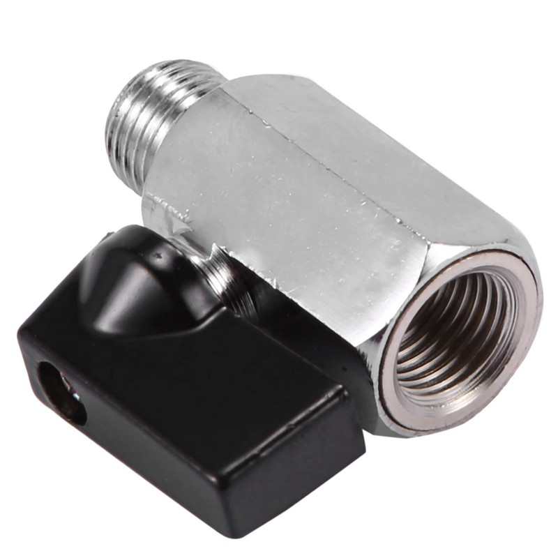 Aboiledy Brass Ball Valve 1/4, Compressed Air Stopcock, Mini Shut-off