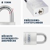 ABUS Titalium padlock 80TI/60 - Cellar lock with lightweight, solid