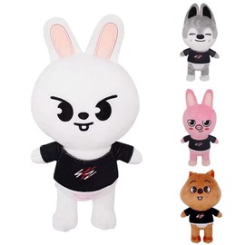Ajuanbazha Stray Kids Skzoo Plüschfigur, Skzoo Plush Kuscheltier, Süßes Cartoon Plüschtier, Ideal für Fans und Als Geschenk für Kinder (Heiser)