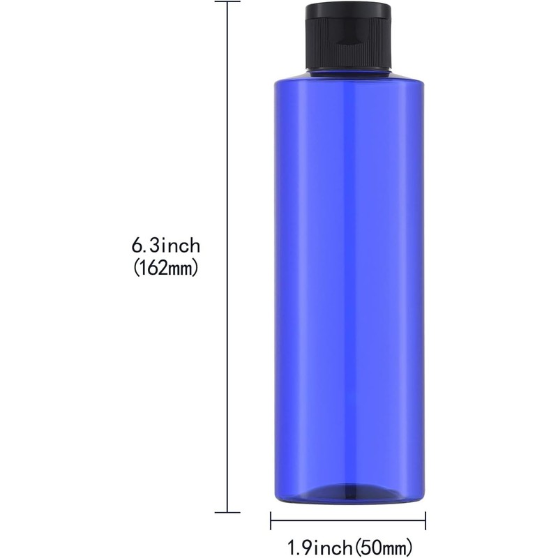 Toureal 250 ml Travel Bottle Set with Flip Cap (4