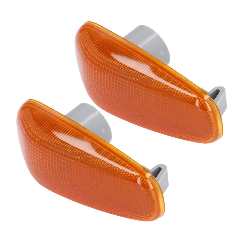 2PCS Side Turn Signal Light Lens with Gaskets Replacement for
