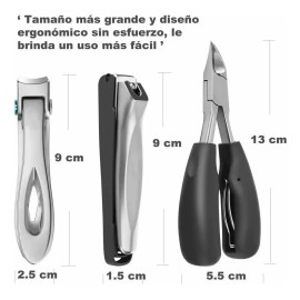 Bokoptyr Juego De Cortaúñas Grande Kits Para Uñas De Manos Y Pies