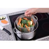 GRÄWE Stable Steamer Insert for Cooking Pots Diameter 21 cm,