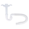 tecuro 1 1/2 Inch Sink Siphon Flexible Shortenable Drain Hose