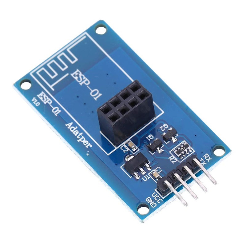 2Pcs ESP8266 WiFi Wireless Adapter Module 3.3V 5V ESP-01 Transparent