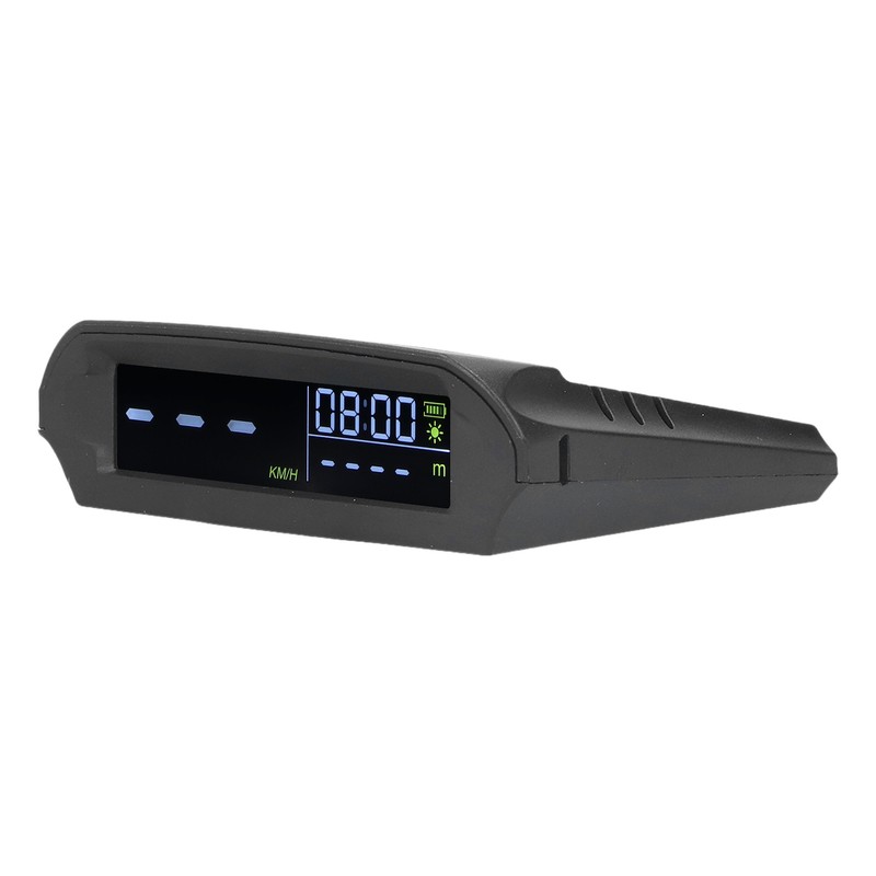 Smart HUD Display Digital Solar Charged Displays Time Temp Over